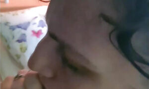 Blowjob with Cum in my horny mouth