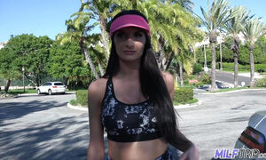 Horny divorced MILF fucks guy from her tennis club