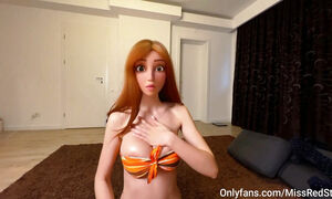 Titfuck with my Busty Redhead Robot