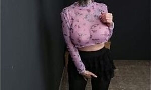 Stylish, bald milf, sexy slut