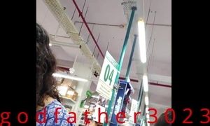 Indian sumptuous girl In Mall