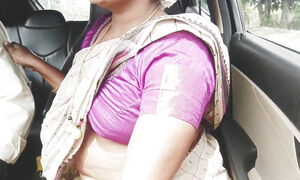 Telugu Stepmom and Stepson Car Sex Crezy Dirty Talks.