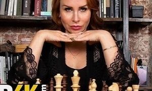 MATURE4K. Huge-Chested mature instead of chess plays with men tastey chisel