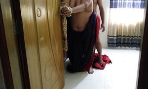 Indian sexy 55y old aunty tied her hands and fuck - Tamil Hindi Sex