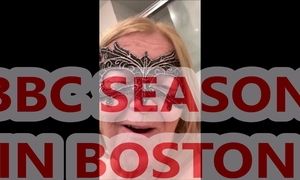 Big black cock SEASON IN BOSTON and appetizing Pumpkins celebrates