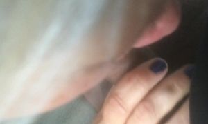 Mature plus-size NZ tramp deep throating and deep throating my big black pipe pipe
