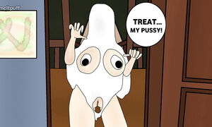 Treat my pussy - Halloween henati animation by meltpuff