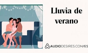 Lluvia de verano (relato sexual tr&iacute_o) Audio porno er&oacute_tico para mujeres, ASMR er&oacute_tico, ASMR sexy