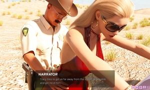 Fashion Hot Blonde in Red Dress Gets Fuck - 3d game