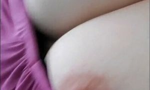 Big tit milf plays with boobs and nipples hot mom housewife tease