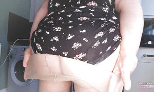 Sheer Pantyhose (homemade sheer see-thru tights ass pussy mature wife bbw_wife)