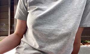 Italian Big Tits Milf Artemisia Love Smoking outdoor and showing her big horny boobs