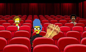 Housewife Mrs. Sinpsom Teases With Dirty Feet. JOI. Tarantino parody.. Cartoon Foot Fetish